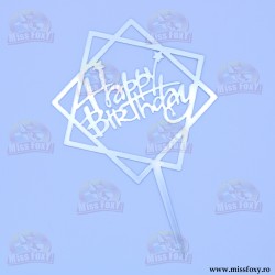 Topper "Happy Birthday"...