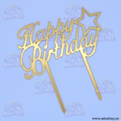 Topper "Happy Birthday"...