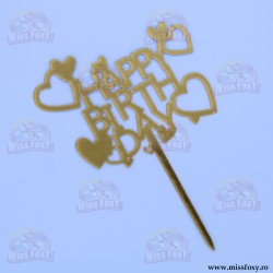 Topper "Happy Birthday"...