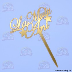 Topper "La Mulți Ani" Stele...