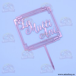 Topper "La Mulți Ani" Ramă...