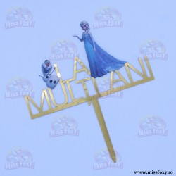 Topper "La Mulți Ani" - Elsa