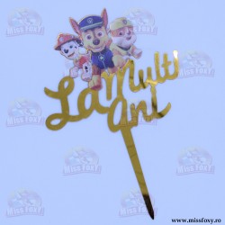 Topper "La Mulți Ani" - Paw...