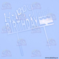 Topper "Happy Birthday"...