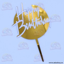 Topper "Happy Birthday"...