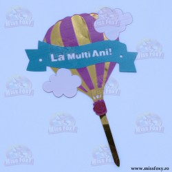 Topper "La Mulți Ani" Balon