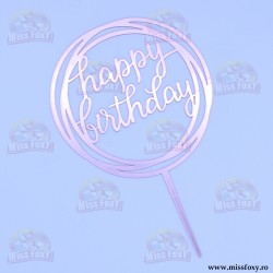 Topper "Happy Birthday"...