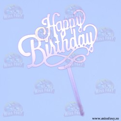 Topper "Happy Birthday"...