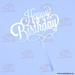 Topper "Happy Birthday"...
