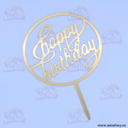 Topper "Happy Birthday"...