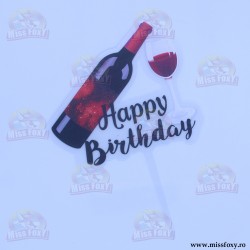 Topper "Happy Birthday"...