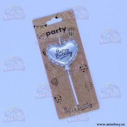 Lumânare Inimă Balon "Happy...