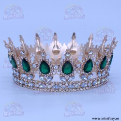 Coroniță metal - Bronz+Verde