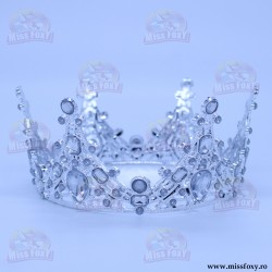 Coroniță PVC 12 CM - Argintiu