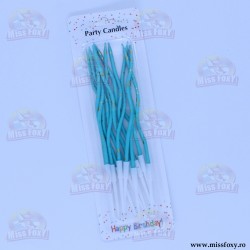 Lumânări Spirală - Turquoise